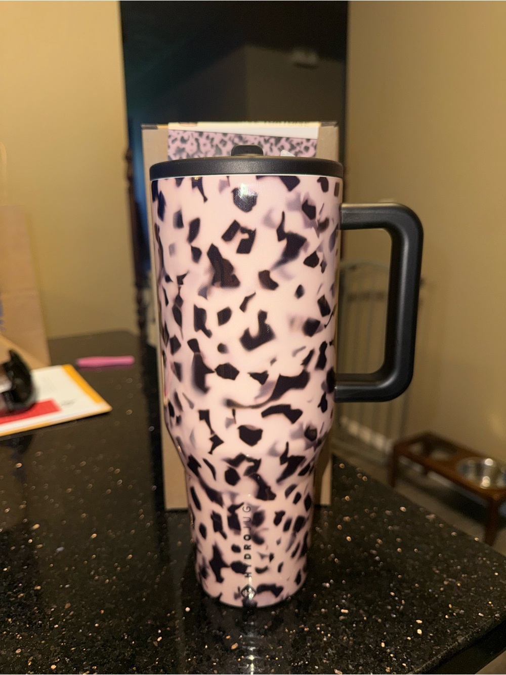 HydroJug 40oz traveler - blonde tortoise